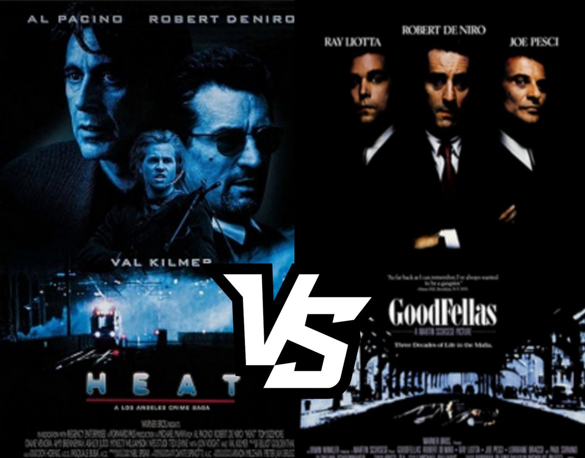 bigantdoesstuff's tweet photo. Battle of the hood/gangsta movies round 3. Who you got?  #heat #vs #godfellas https://t.co/GUusOJZGZV