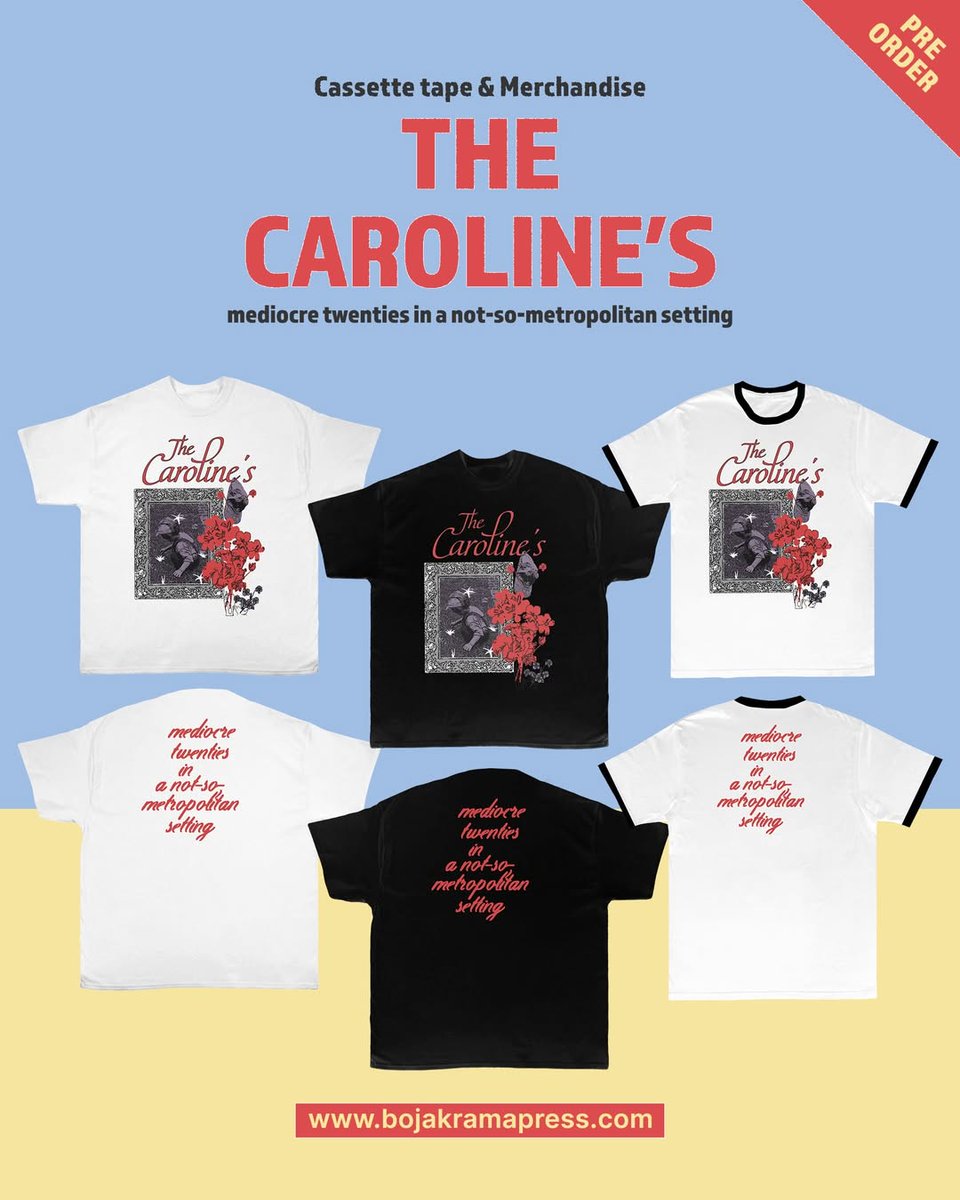 bandku membuka open po kaset dan merch sampe tanggal 15 besok...
untuk kaset hanya dicetak 100 keping dan tinggal beberapa keping lagi..
bisa berkunjung ke bojakramapress.com atau dm ke saya untuk pemesanan 🙌🏼
