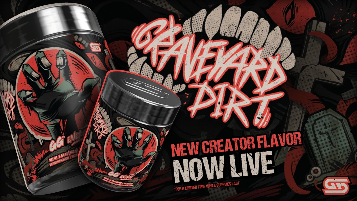 It’s live
Graveyard Dirt from <a href="/GamerSupps/">Gamer Supps®</a>  is here 💀
Inspired by Trip of Terror and 50% of profits go to mental health &amp; suicide prevention.
Grab it here → gamersupps.gg/theboys