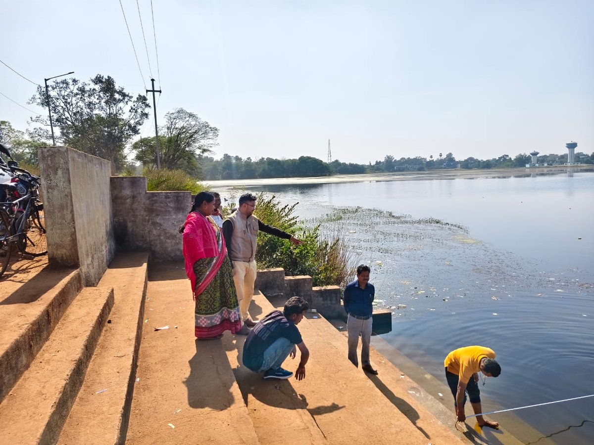 Commencement of Boating Facility at Damodar Kata , Bijepur in presence of EO Sir, Chairperson madam and technical team .Boating facility will start very soon to promote Urban tourism and recretion of the urban dwellers. Bijepur NAC