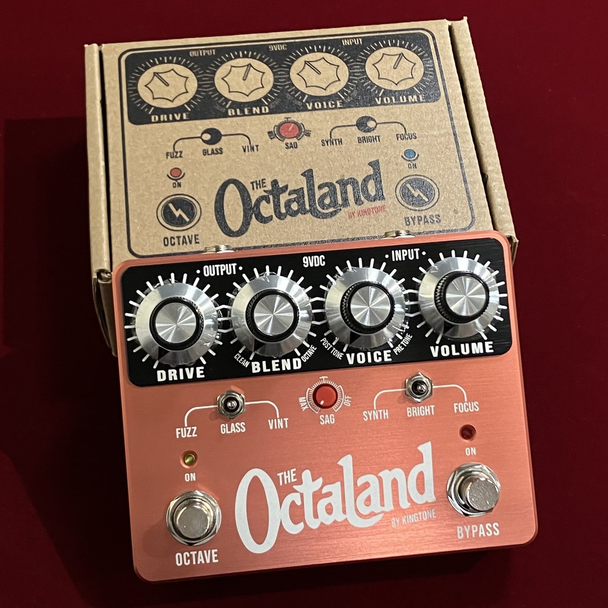 ロックイン難波】国内在庫僅少カラーあります！「#KINGTONE」ファズ