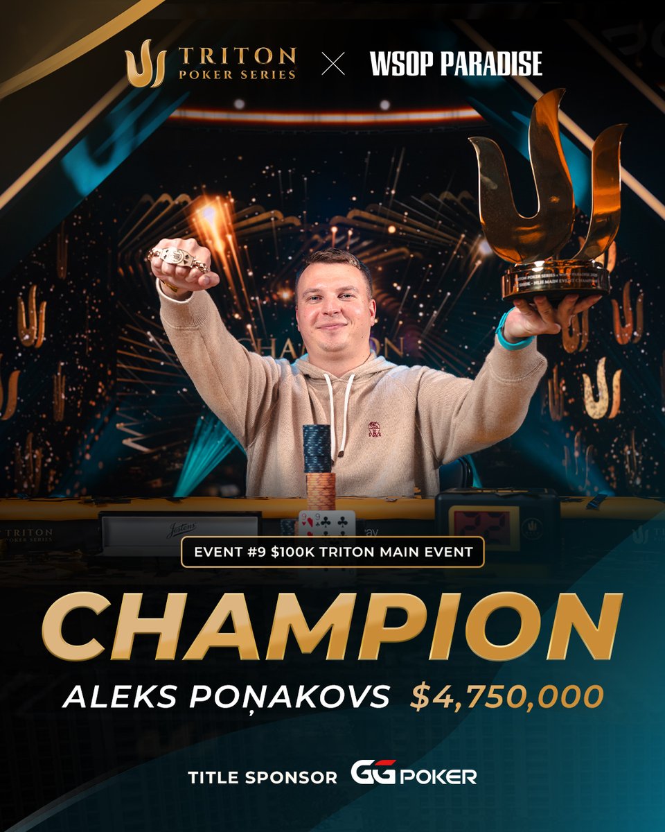 Triton Poker tweet media