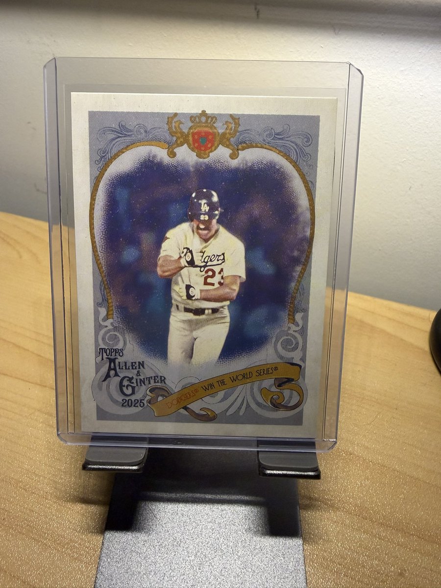 BasedCardGuy's tweet image. Check out 2025 TOPPS ALLEN &amp;amp; GINTER SWEET VICTORY KIRK GIBSON DODGERS #SV-27 ebay.us/m/smAWvG #eBay via @eBay #TBBCrew #TBBReposts #CardsForSale #MLB #AllenandGinter