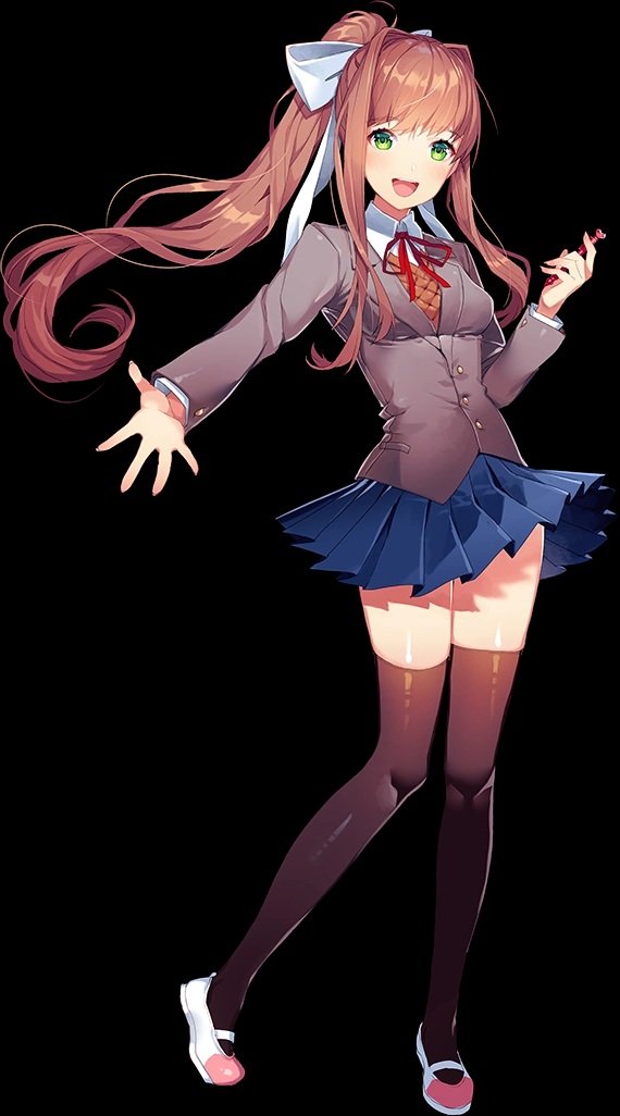 why is he lowkey hitting the Monika pose