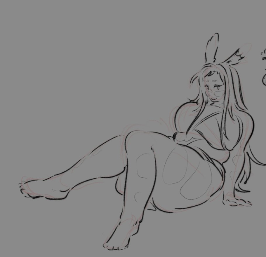 drawing chubby women is always a treat