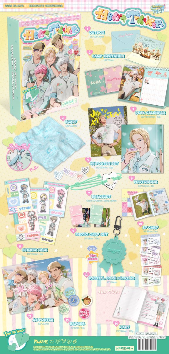 simcstore's tweet image. PLAVE 2026 SEASON'S GREETINGS 🌟

ราคา 1,290฿ (มัดจำ500)
ชำระที่เหลือตอนถึงไทย
ส่งกลับเรือ รอ 15-20 วัน🛳️

🎁Gift : selfie photocards 1 set

♡ เหมา ems 40฿
♡ สั่งซื้อทาง dm

#ตลาดนัดplave