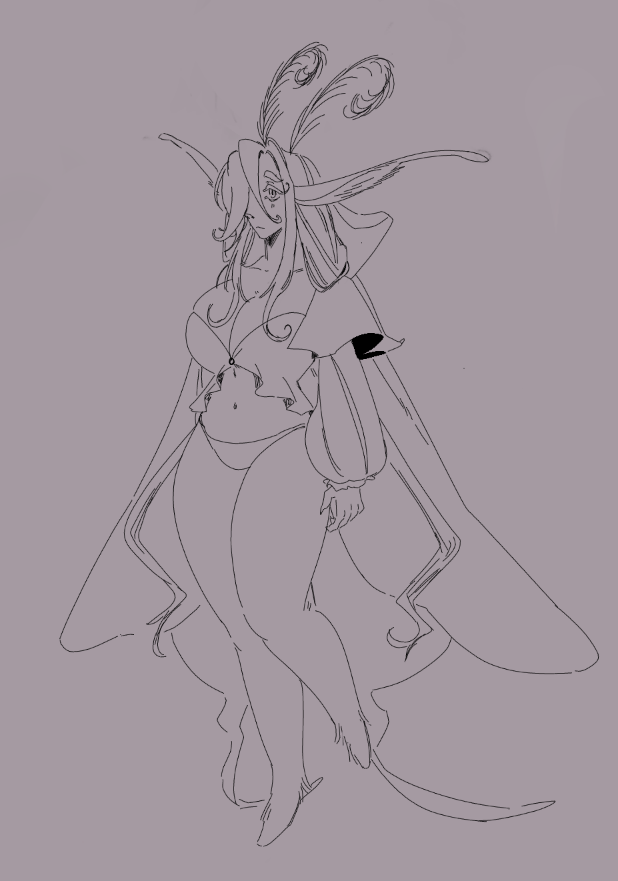 moth girl for @ MaxNeton cause he likes moth girls