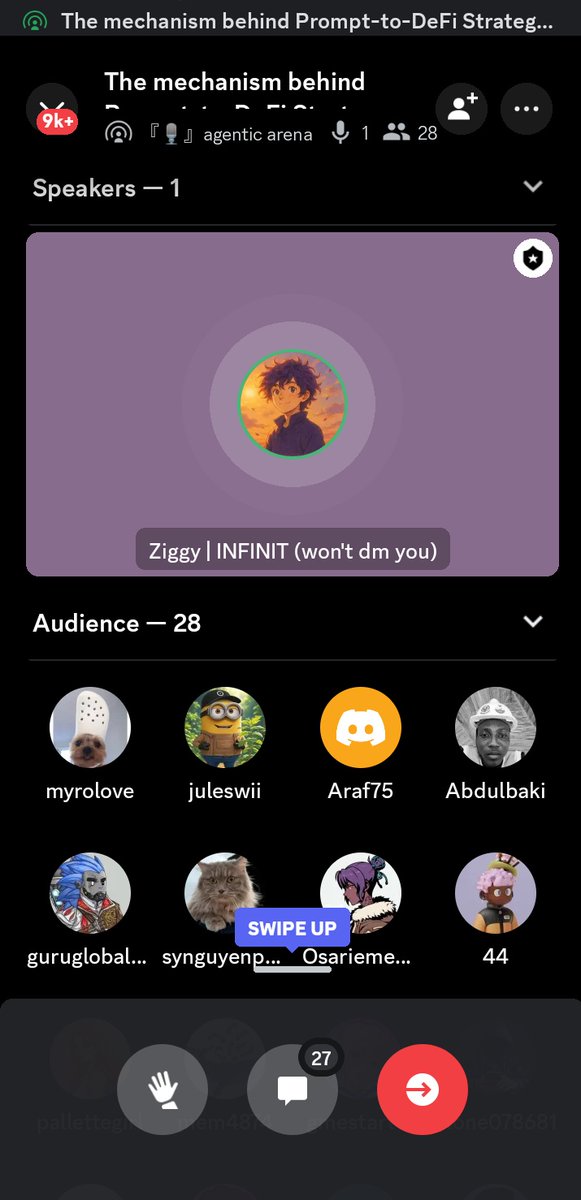 Gm CT!

I attended <a href="/Infinit_Labs/">INFINIT</a> community call that took place  yesterday on INFINIT Labs discord.

A lot were discussed about the prompt to DeFi, how to stay positioned was also shared.

In 7 days time prompt to DeFi will be live on INFINIT App.

INFINIT has a working tech,