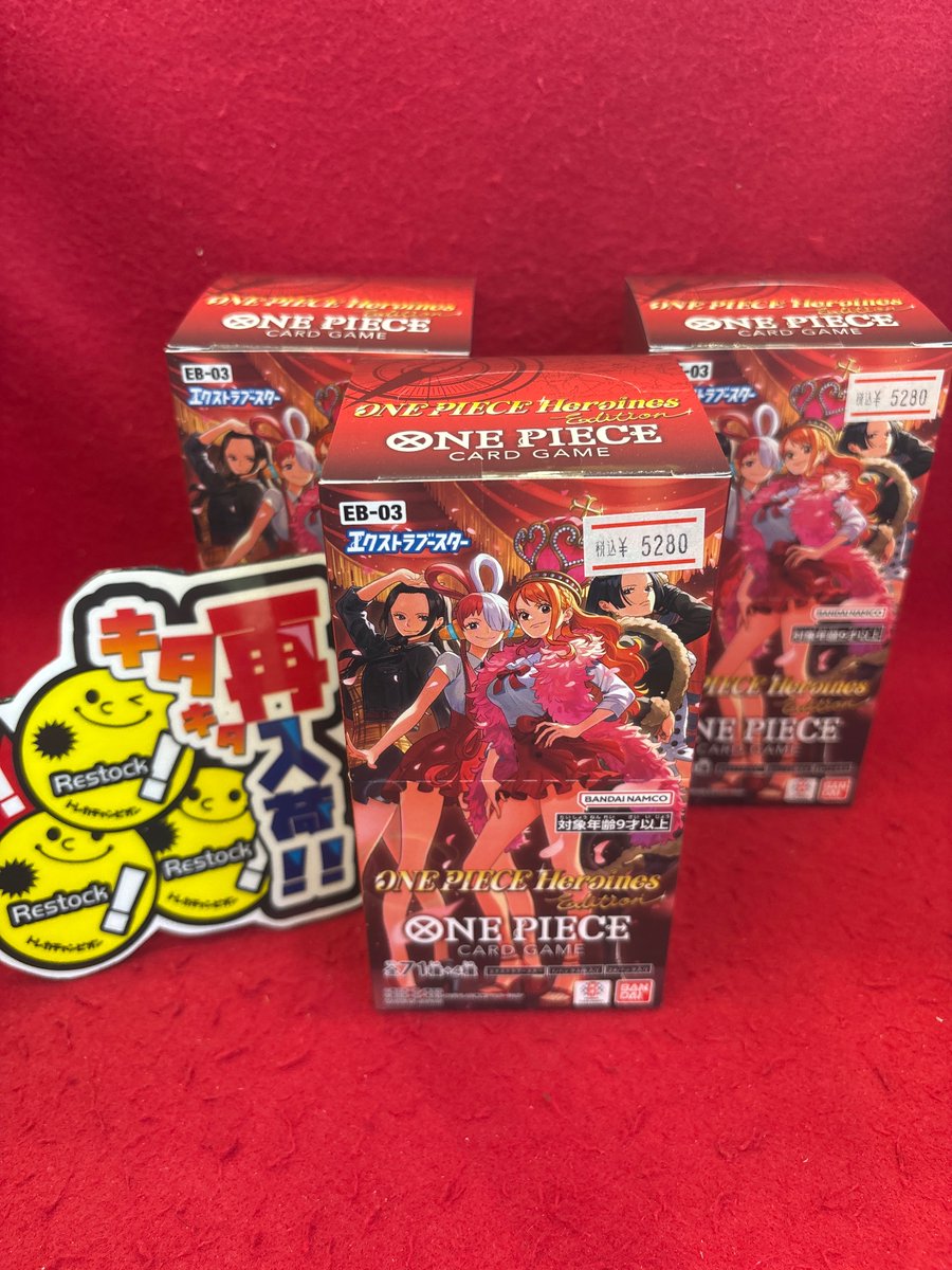 再入荷 情報‼️ #ワンピース #受け継がれる意志 #Heroines Edition 再