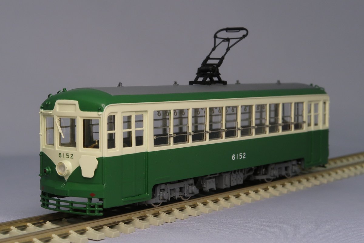 東京都電6000形】 「ムサシノモデル 東京都電6000形 6152 Aﾀｲﾌﾟ 完成品
