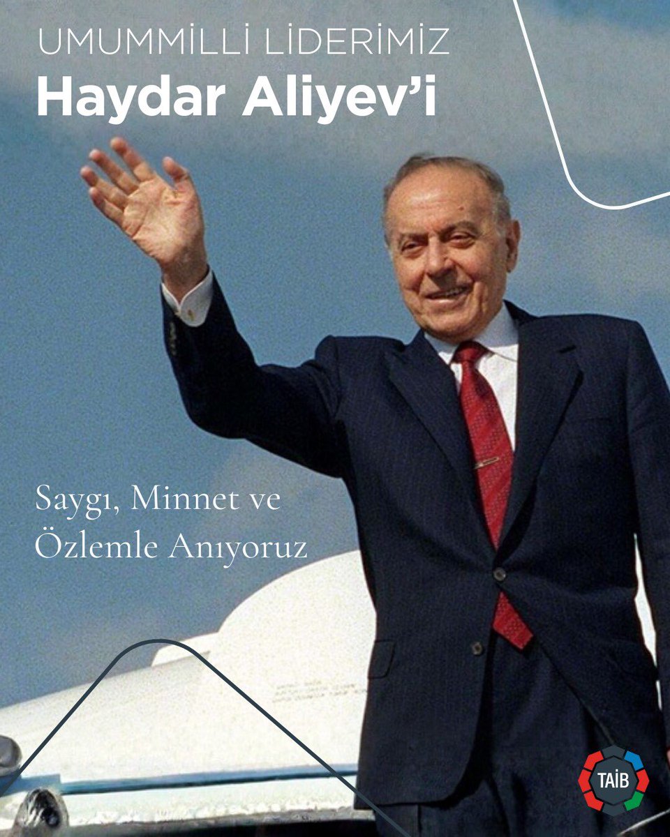 Azerbaycan tarihine damga vuran Ulu Önder Haydar Aliyev’i, vefatının yıl dönümünde saygı, rahmet ve minnetle anıyoruz. Onun vizyonu ve mücadelesi, bugünümüzü ve geleceğimizi aydınlatmaya devam ediyor.