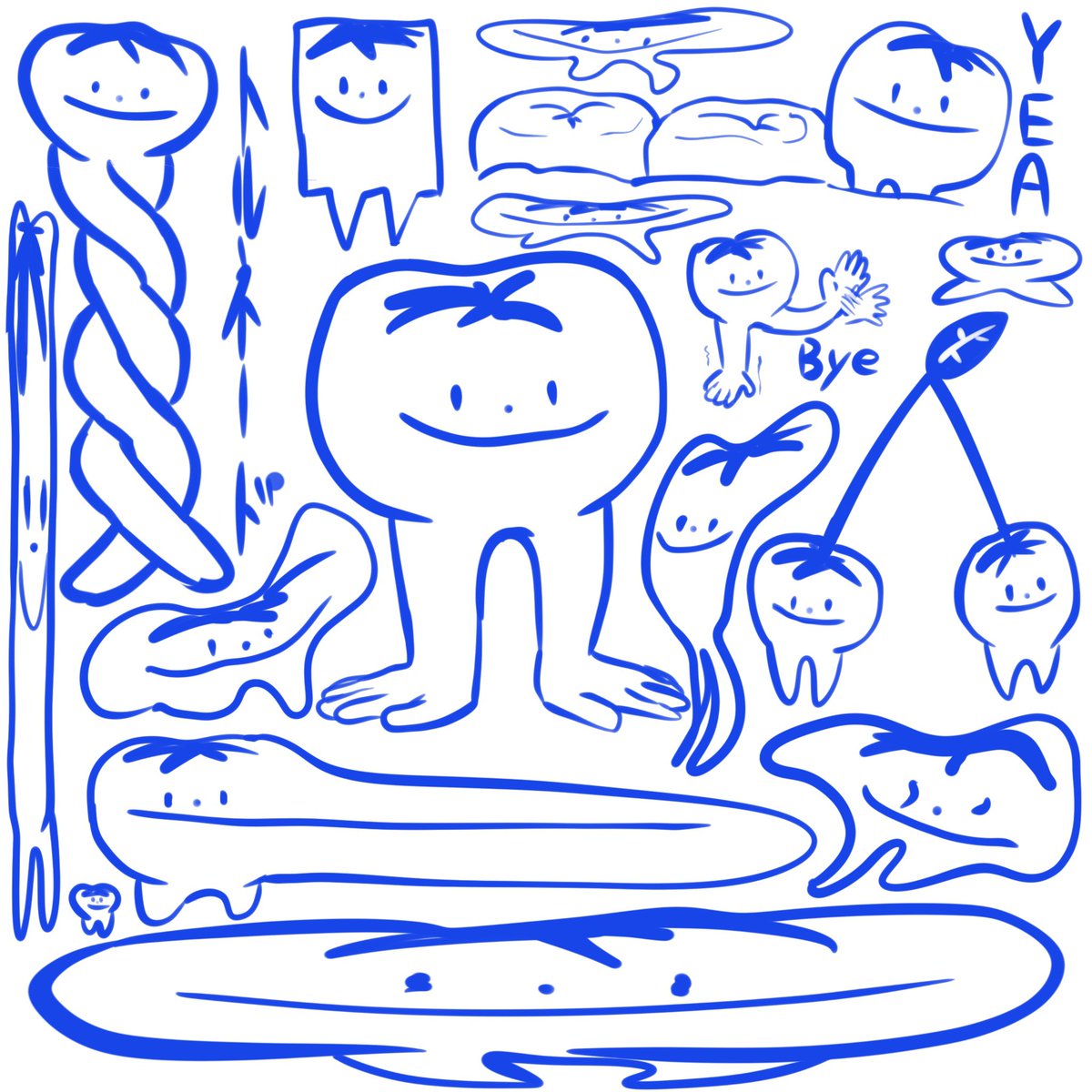 #こんにち歯歯歯
虫歯の作品を載せています