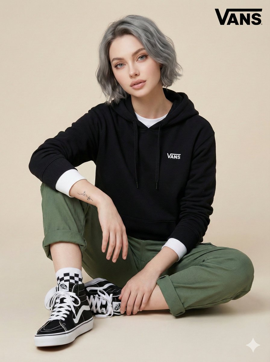 Casual Studio Portrait with Identity Preservation Prompt — example 2
