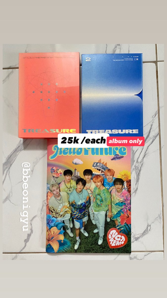 bbeonigyu's tweet photo. [want to sell] album unsealed, pc, poster, dan teman2nya 

• dom tangerang, dijual krn mau pindahan
• dm aja kalo kurang murah 🫰🏻

🏷️ wts wtb treasure txt nct dream unsealed murah https://t.co/aRQ6NnOJJG