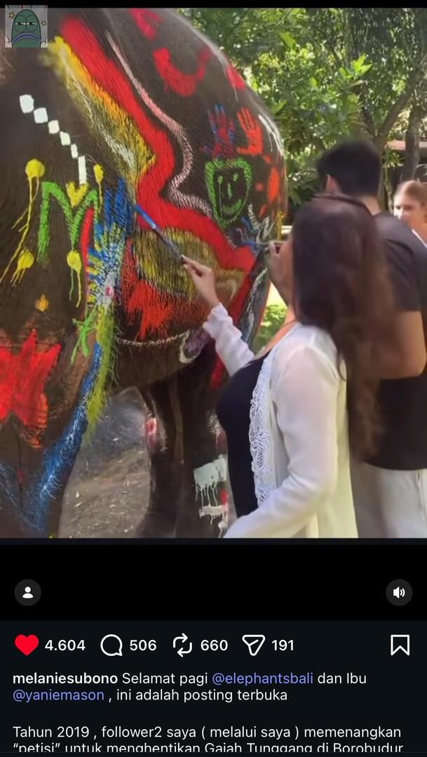 tanyarlfes's tweet image. 💚 Tolong bantu guys mereka sekarang cuman diem, komentar ig dibatesin dihapus2in, selain ditunggangi, dipukul, disayat kulitnya, gajah juga dilukis @/masonadventuresbali @/elephantsbali @/balizoo @/bakasadventures yang difoto Yanie Mason pemilik MASON ELEPHANT PARK‼️