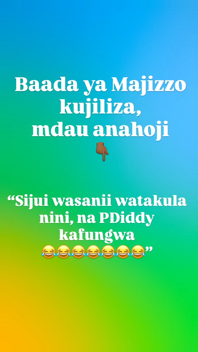 MariaSTsehai's tweet photo. 🤣🤣🤣 Ukiona hadi Instagram wanapiga spana nzito kama hii ujue tuko pazuri 🔥
Tuongoze nguvu ya civili resistance - leo tunatangaza mikakati ikiwemo bidhaa na huduma za kususia na harakati zingine
#D9+ kuelekea #D25 itanoga sana!
#SamiaMustGo #Justice for #TanzanaMassacre victims 
#FreeAllPoliticalPrisonersInTanzania