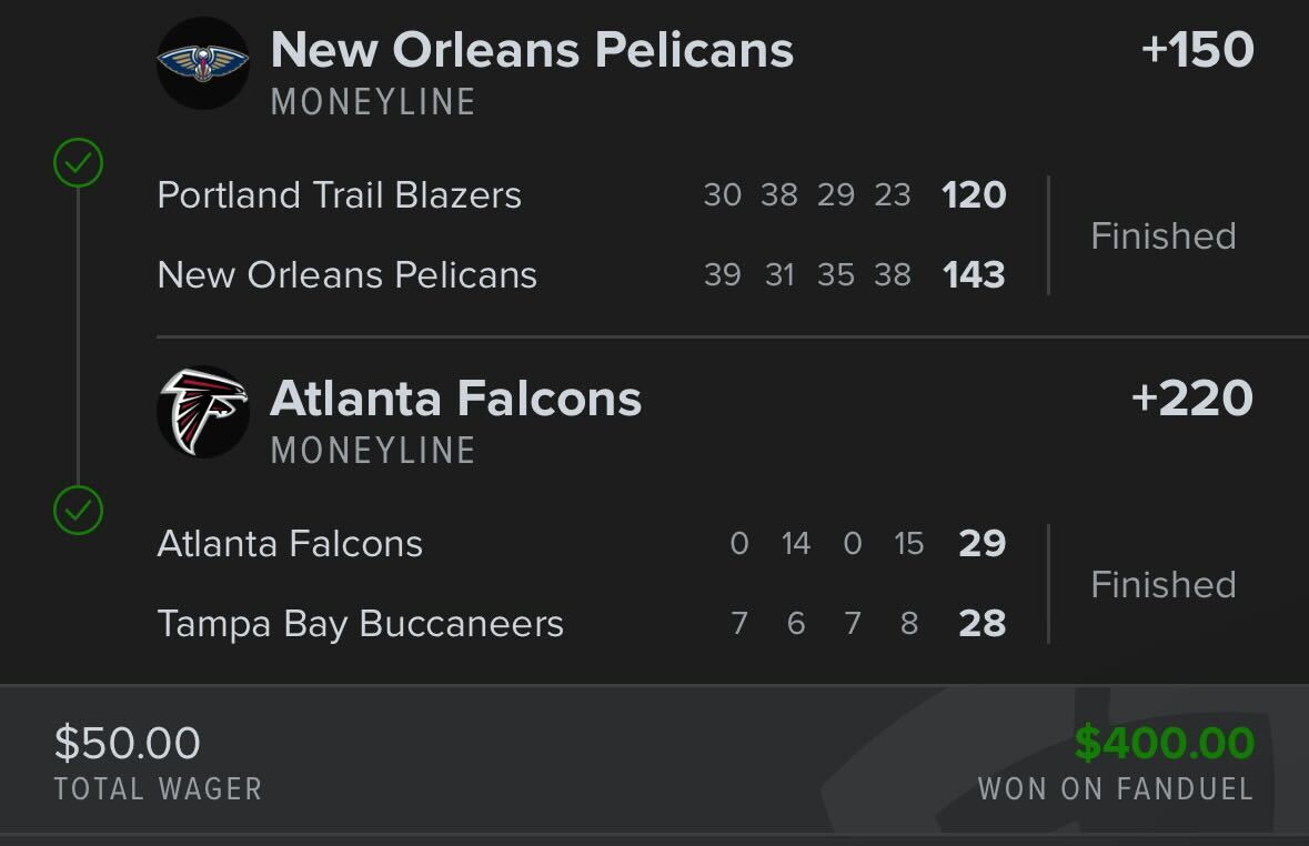 Bet_Labs's tweet image. ABSOLUTE HEATER 🔥

2-0 on the timeline... 10-2 run. 

✅ Falcons +5.5 🤝 @invisiblestats  
✅ Pelicans +4 

No points needed...