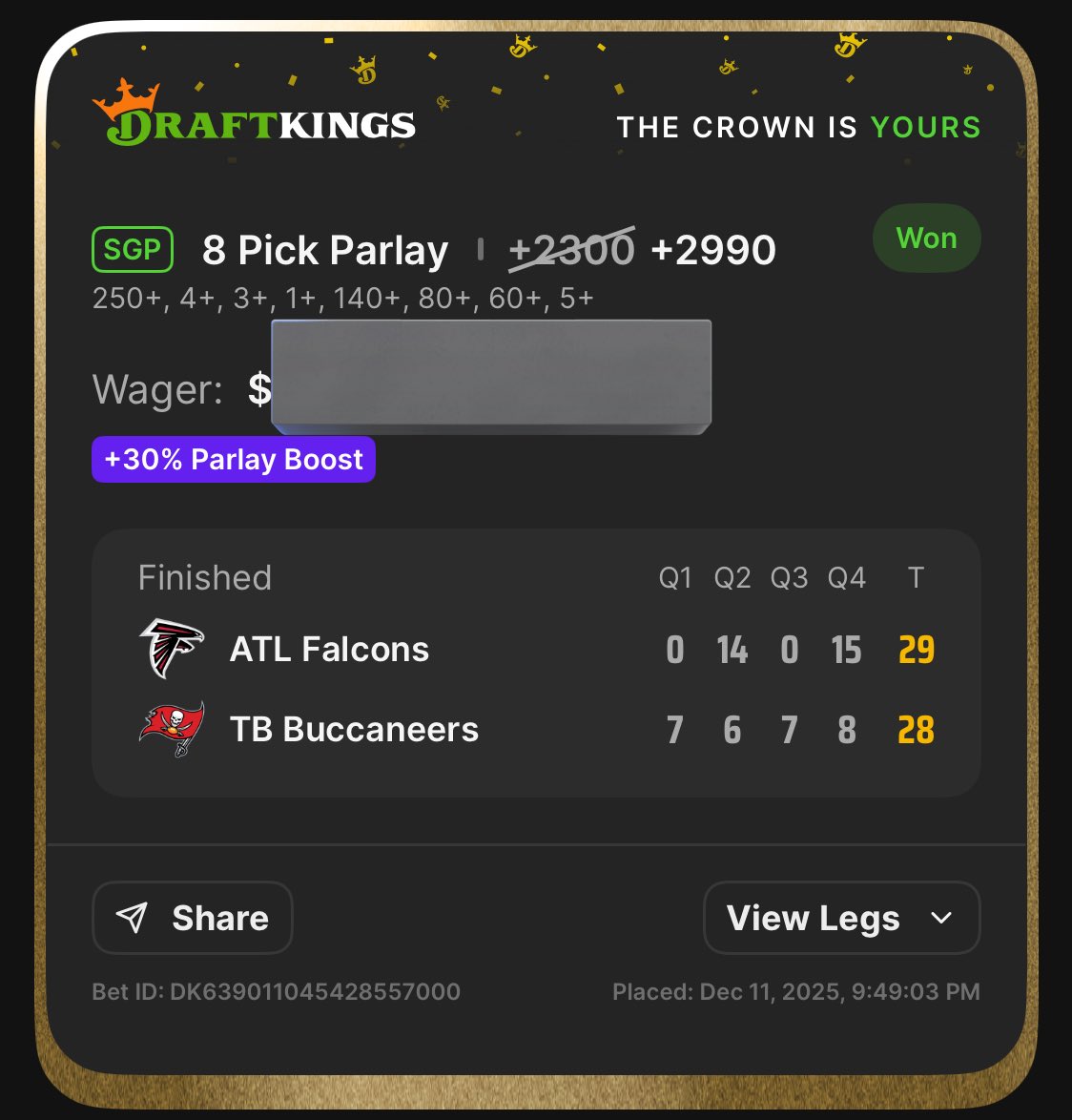 PopsD1996's tweet image. Late night hit✅