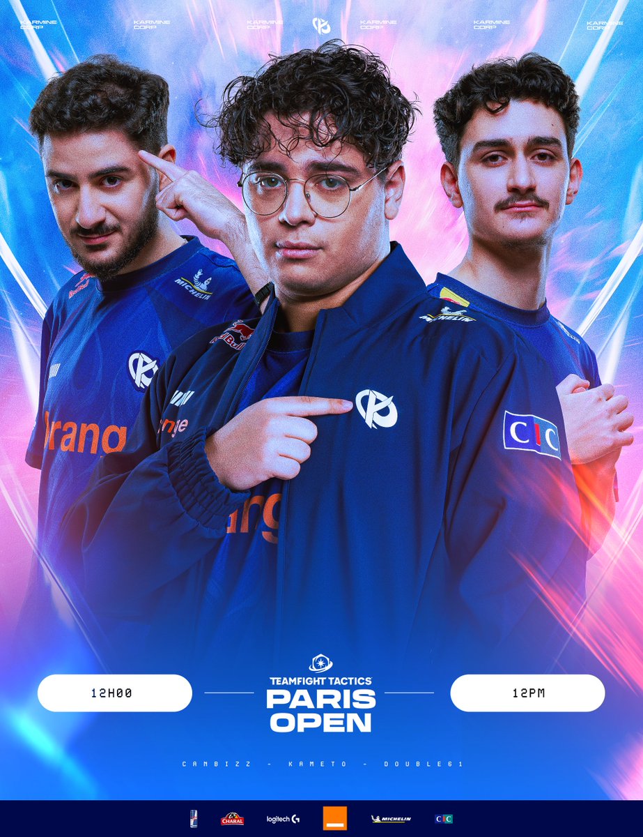 KarmineCorp's tweet image. 🔴 TFT Paris Open - Day 1 

Nouveau weekend de compétition pour nos deux monstres, à domicile cette fois ci ! 🇫🇷

Pour cette occasion, on a décidé de signer un TROISIÈME monstre qui jouera sous nos couleurs pour ce tournoi ! #MYCEO #KCORP

🕛 Début à 12h
📺…