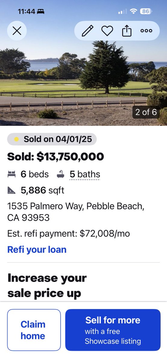 OhioGolfers's tweet photo. Not a bad price considering the neighbors https://t.co/u1UsSlviHe