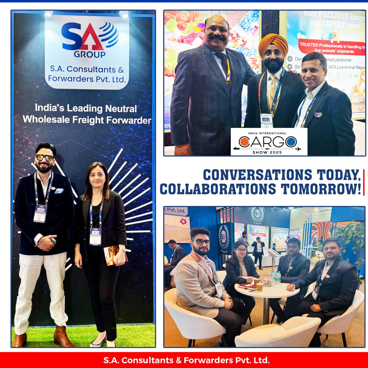 sacfpl's tweet photo. Connecting cargo leaders in the heart of Mumbai. It was Day 1 of IICS 2025, and the energy was incredible!
We’re delighted to connect and engage with so many of you and look forward to meeting more of you here tomorrow. Let’s explore how our team can support your business growth. https://t.co/ckhSLYqGcu