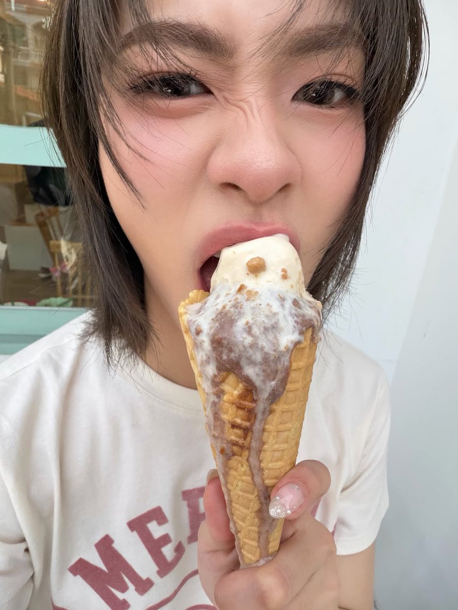 🍦🧡 えみぼにのファン？食べてたのはこれだよって教えてくれた