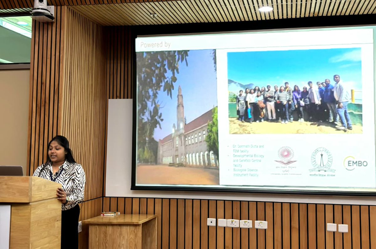 GayenLab_IISc's tweet image. Elated to share that @SharmistaSBio from our lab presented her work on #epigenetic regulation of neurodevelopmental disorders recently at the #BuildingBrains2025 workshop at @DBT_inStem. Acknowledge @iiscbangalore, @EMBO, @ANRFIndia, @DBTIndia for the support.