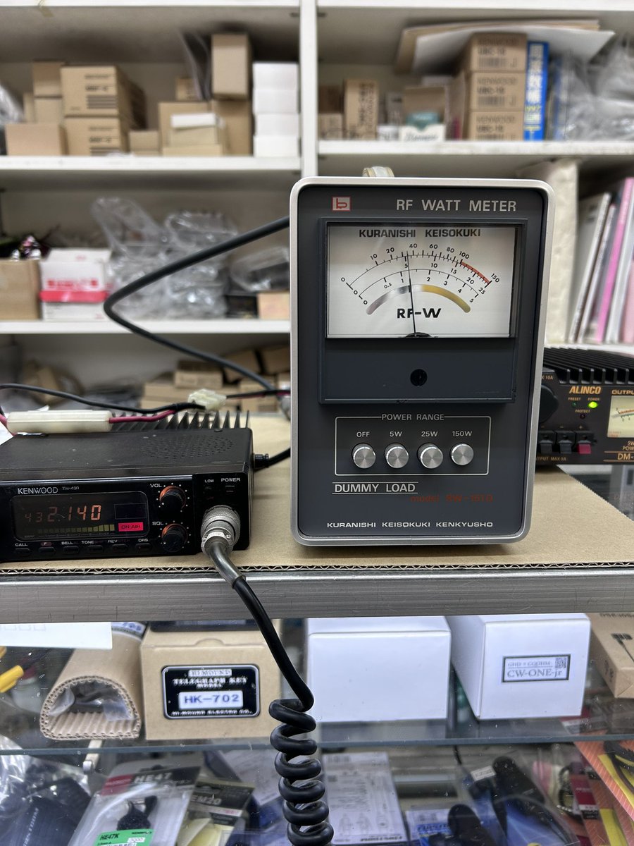 ジャンク品コーナー2 ケンウッド TM-431S 430MHz 35W FM モービル機