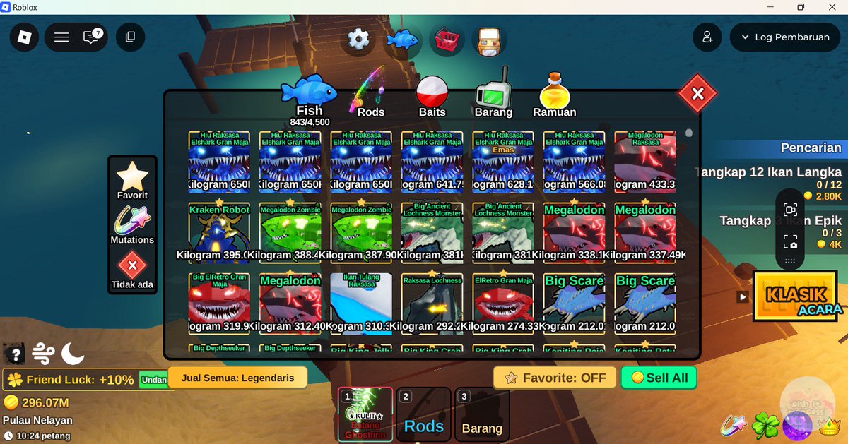 FISH IT FESS ‼️ WTT CANTUMIN UNAME tweet media