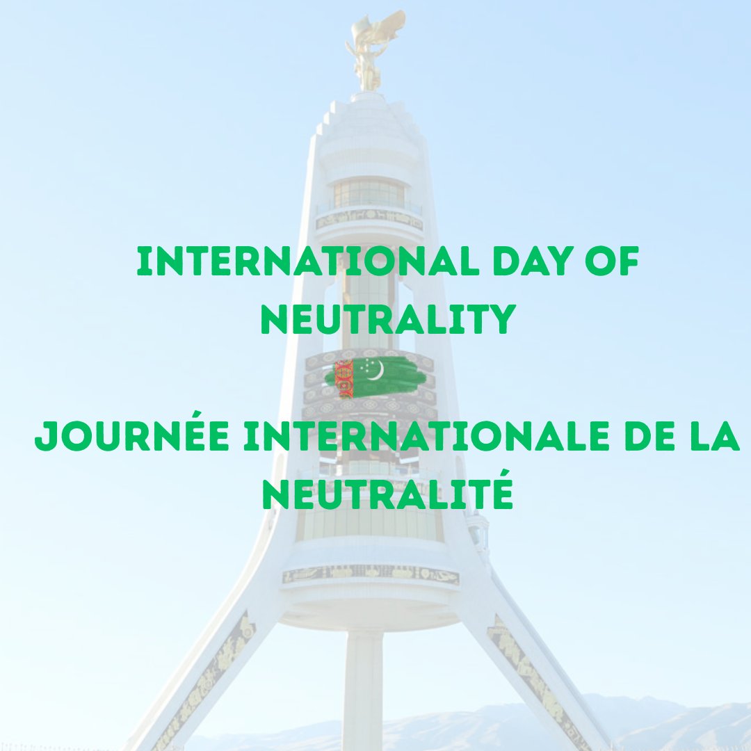 Canada joins Turkmenistan in marking the International Day of Neutrality and reaffirming our shared commitment to peace, dialogue, and international cooperation. 🌍
