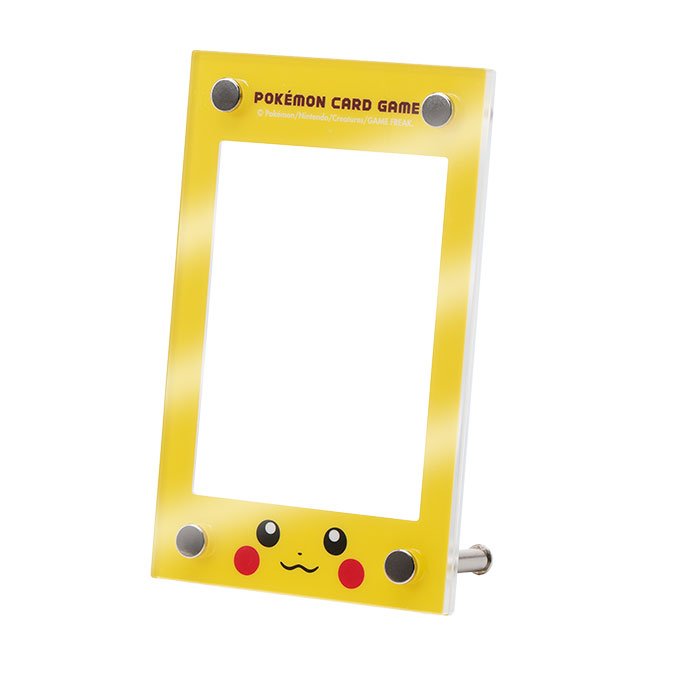ポケカ新商品】 ✓ディスプレイフレーム ピカチュウフェイス 📅発売日
