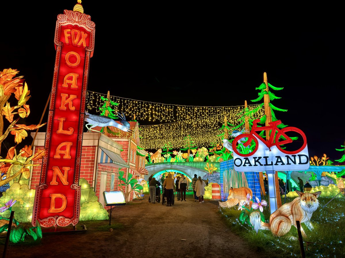 atomicritter's tweet image. went to the cute local zoo holiday lights thingy