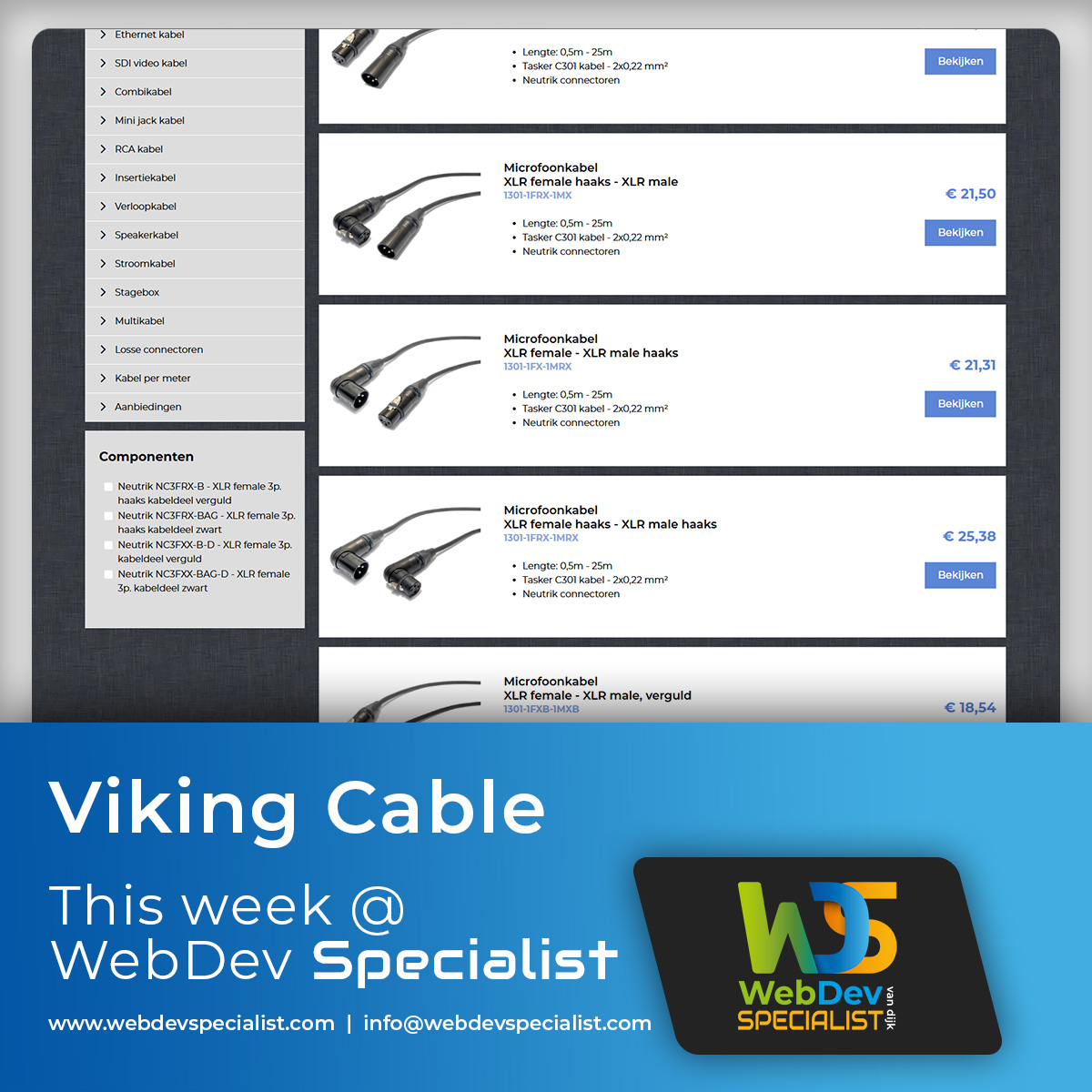 webdevspecial's tweet image. Deze week @ WebDevSpecialist
Filters toegevoegd bij Viking Cable, verdere bouw TCAM Services, updates Uitgeverij Damon live en login component Mythril CMS vernieuwd en geoptimaliseerd voor PHP 8.5.
#webdevelopment #php #seo #eindhoven #weert