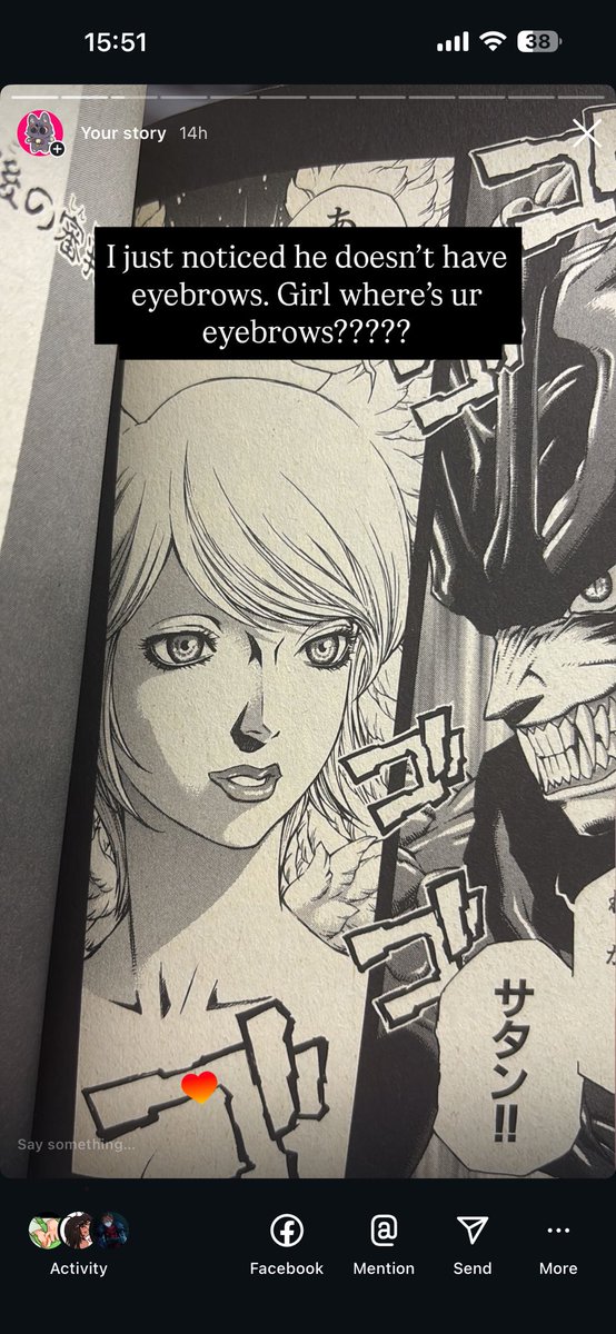 NotTeethInk's tweet image. Throwback to my crisis on Satan’s eyebrows (yesterday)