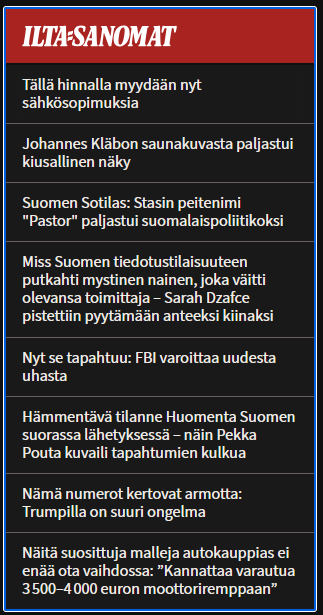 Ilolla totean Sanoman vähentäneen klikkiotsikoiden käyttöä myös IS:ssa.