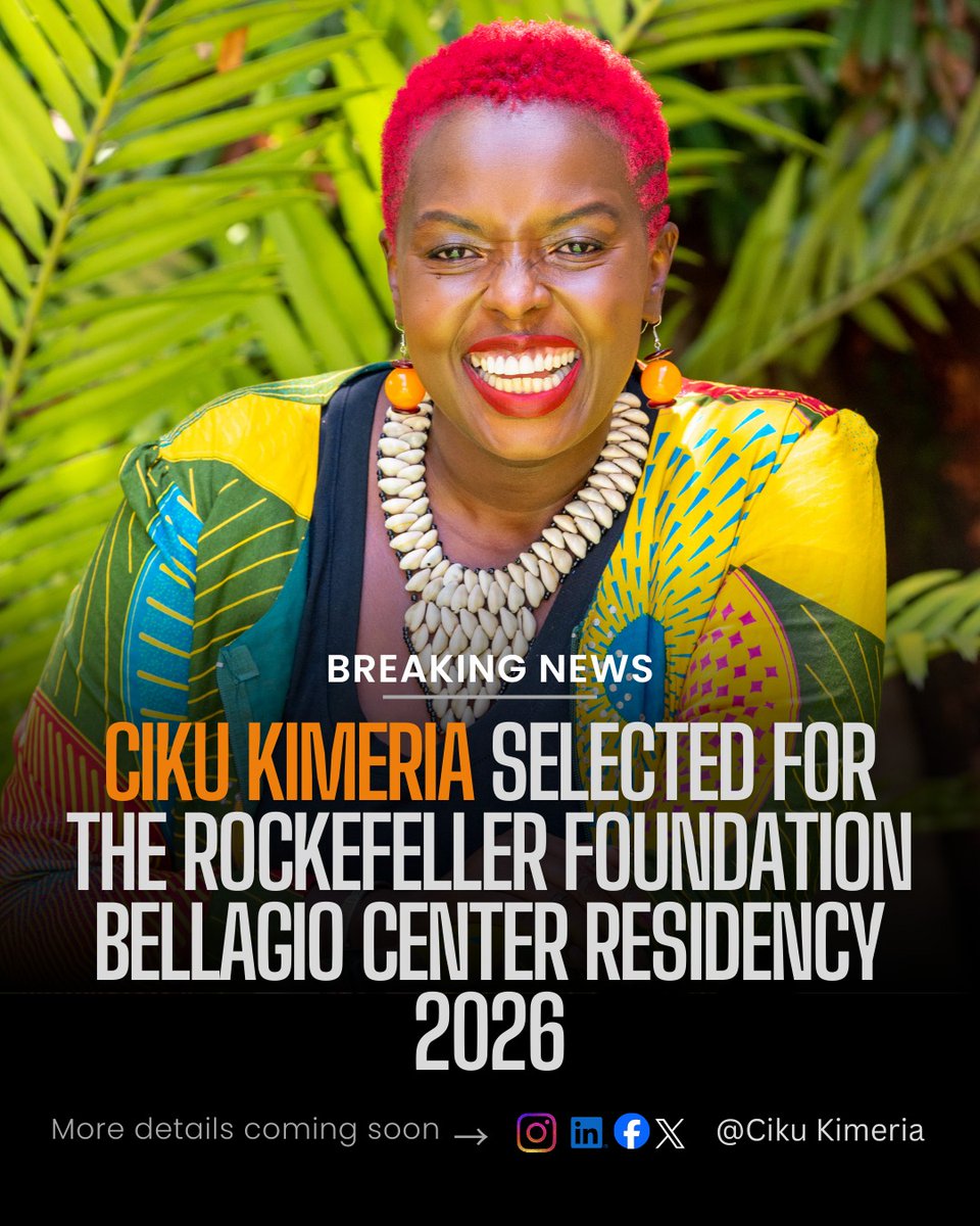 Cikucheru's tweet photo. Thank you, @RockefellerFdn’s Bellagio Center, for the unparalleled experience and rare opportunity to dive deep into my work and be part of such a distinguished cohort of global thinkers across every discipline. #RFBellagio https://t.co/jWNprFcR9Y https://t.co/5btnJeLHma