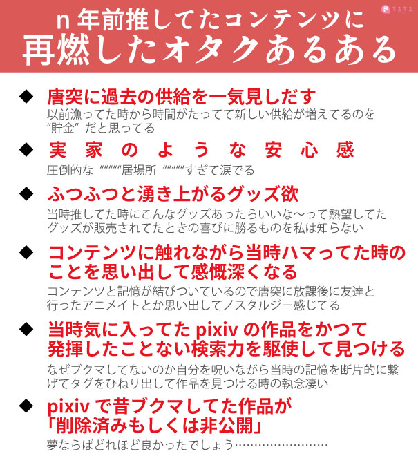 BLsommelier_801's tweet image. n年前推してたコンテンツに
再燃したオタクあるある