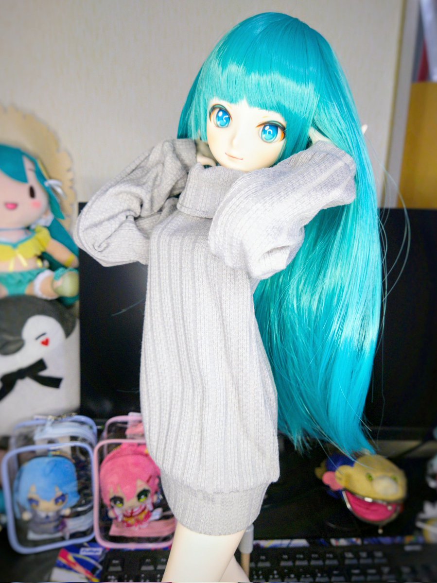 しごおわ おつかれさまでした〜 （姫カットウィッグね魅せ方模索中