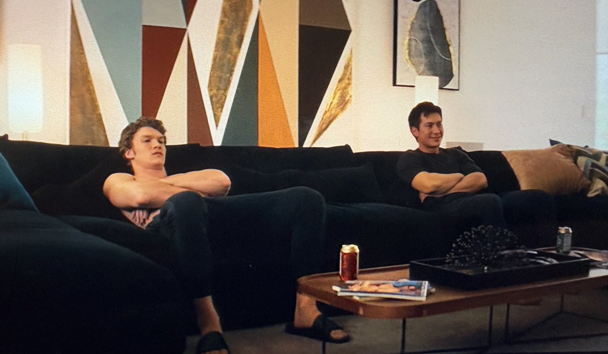 🎶 two bros, chillin on the sofa, five feet apart cuz they’re not gay 🎶