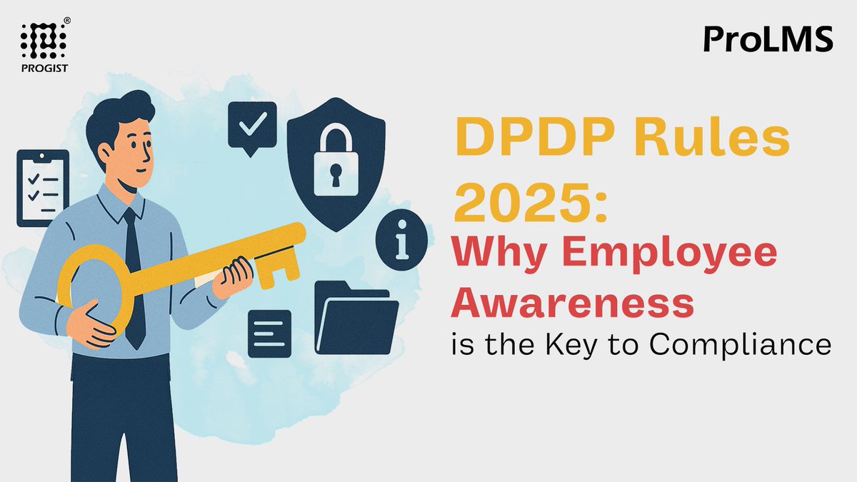 _Progist_'s tweet image. Policies can only take you so far; awareness empowers your workforce to act right. Explore why employee education matters for DPDP compliance. 

Click here to read the full blog.
blog.progist.net/dpdp-rules-202…

#DPDP #RegulatoryCompliance #DataPrivacy #WorkforceAwareness #Compliance