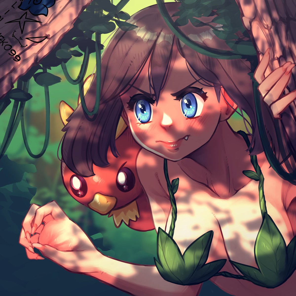 a wild pokemon? wants to battle