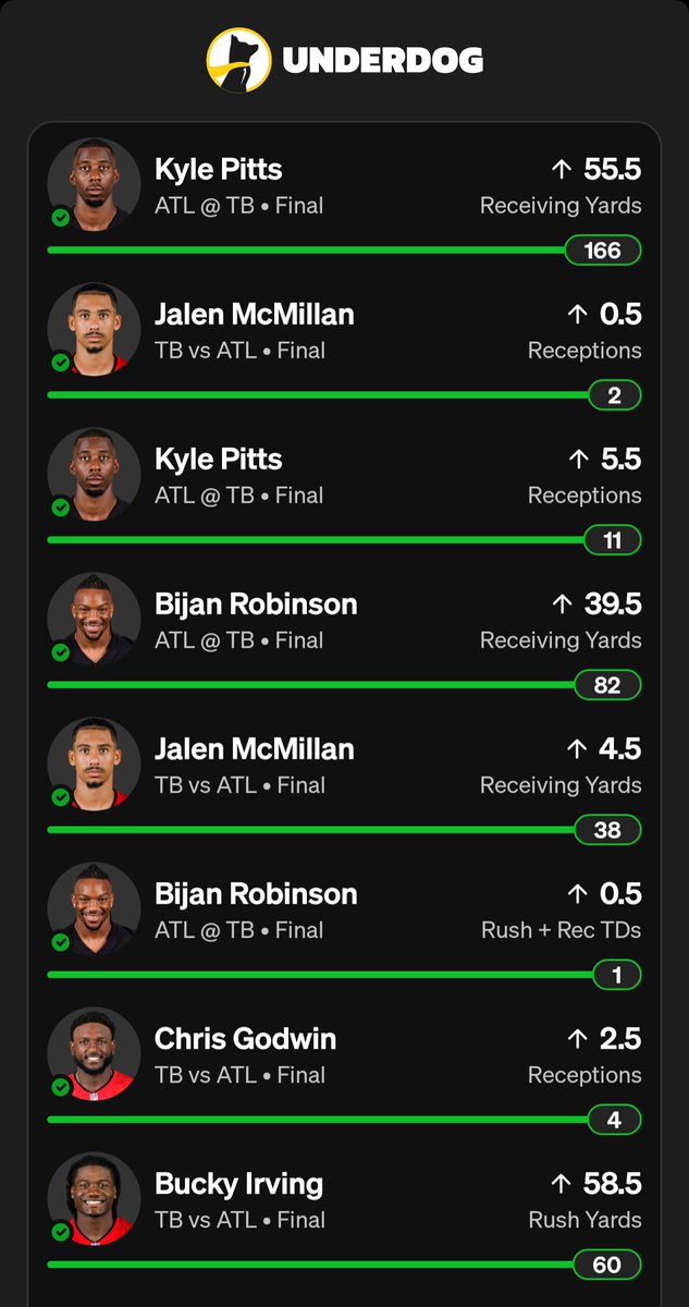 FakeFootballFun's tweet image. Oh ya know just cashing a good ol 8 man parlay 🤣💪🔥