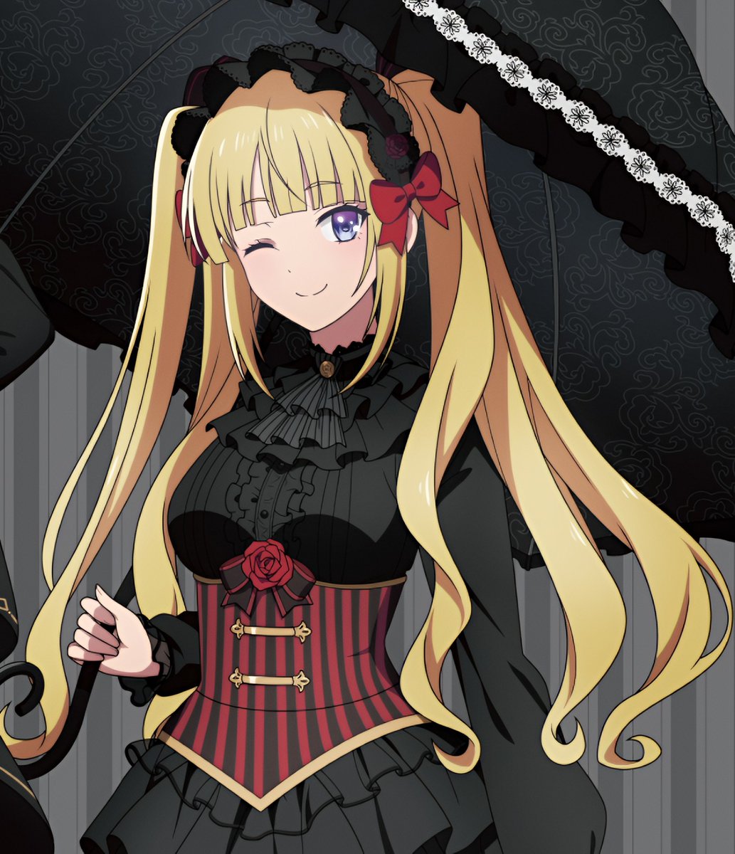 kei様 Outfit:「Gothic Loli」🌹🎀 Kei's new design, now with pigtails