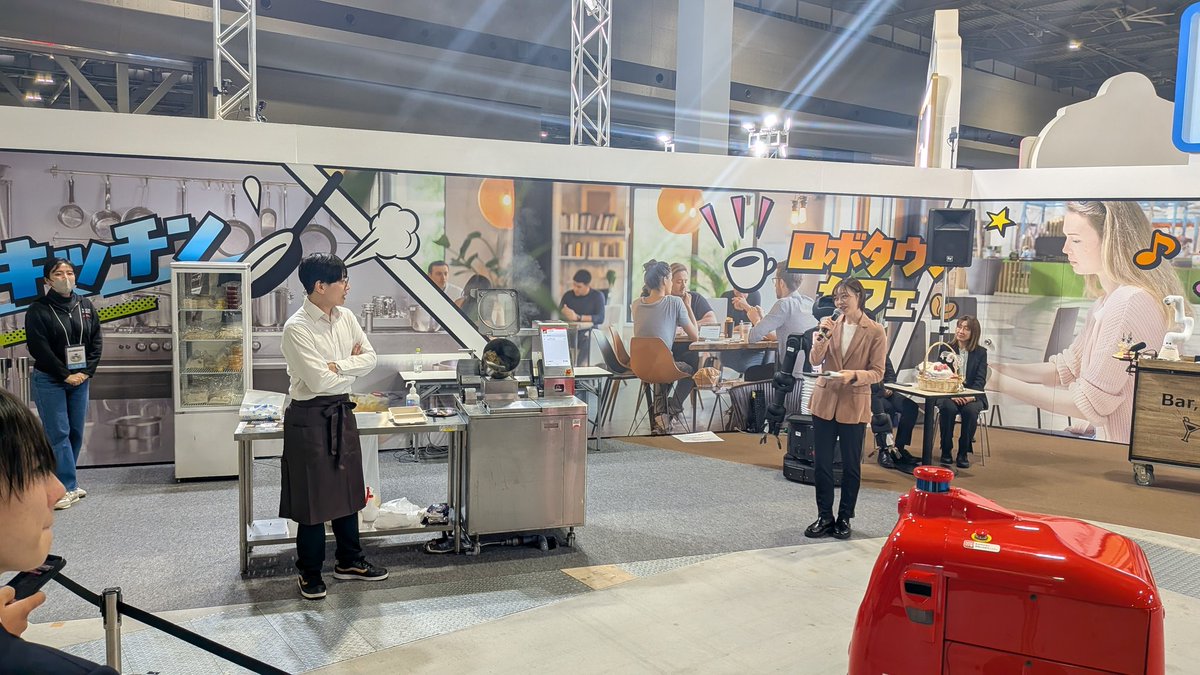 あいちロボフェスでI−Roboのデモやってます