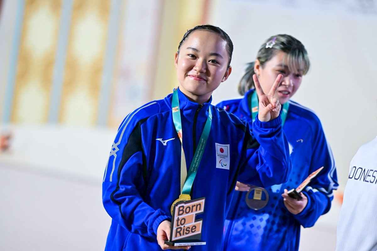 paralympic_jpc's tweet photo. 卓球 #三浦稟々 選手
優勝🏅
全試合3-0で抑えて圧巻の優勝！
三浦選手「冷静にプレーすることが出来ました」
次のターゲット、ダブルス、ミックスでも優勝し3冠目指します🎯
#2025APYTeamJAPAN
#パラ卓球 https://t.co/wo5CmkD881