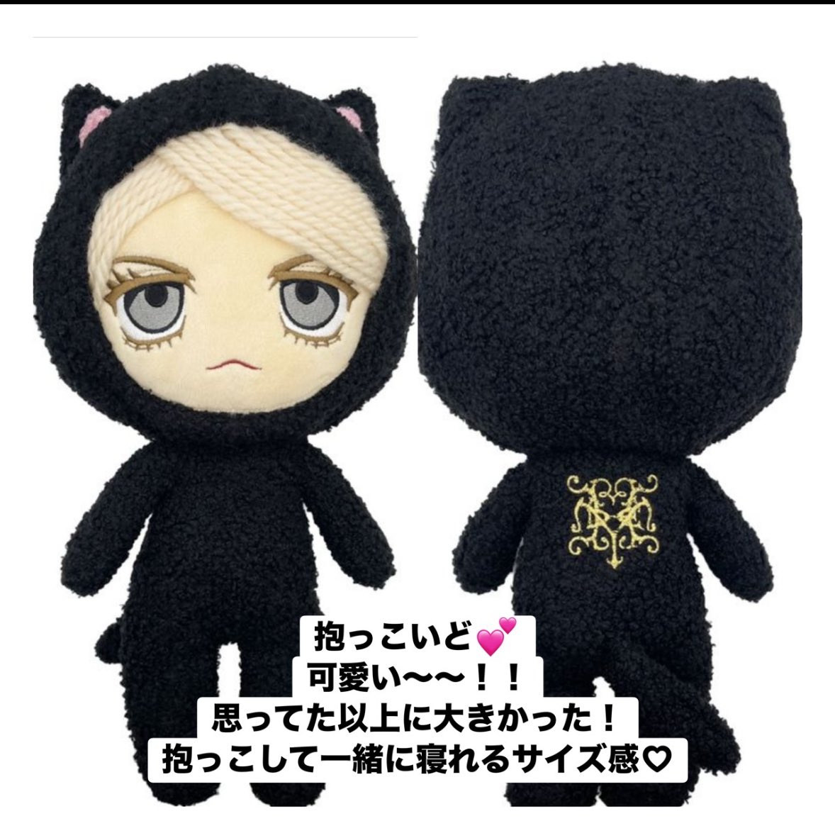 黑ミサ2025 ぬいぐるみ　HYDE 抱っこいど Hyde with Hyde plushie!! Too cute!! 🖤 #HYDE #富良野 #黑ミサ