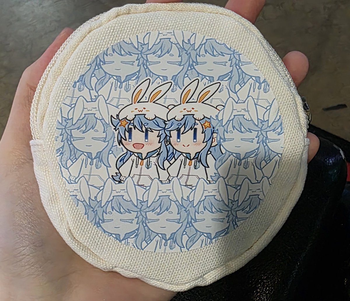 우락주머니 실개시 1일차 코인+카드+이어폰까지 여유롭게 가능 베리굿