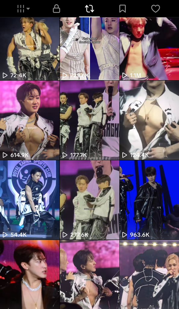 imagine stalking my reposts on tiktok and this is all you see