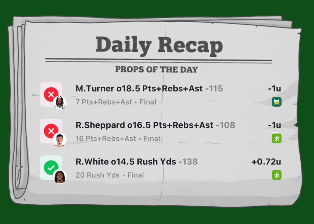 These last few days just haven't been it. Slumps are part of the game. The only thing we can do is bounce back. 🍀