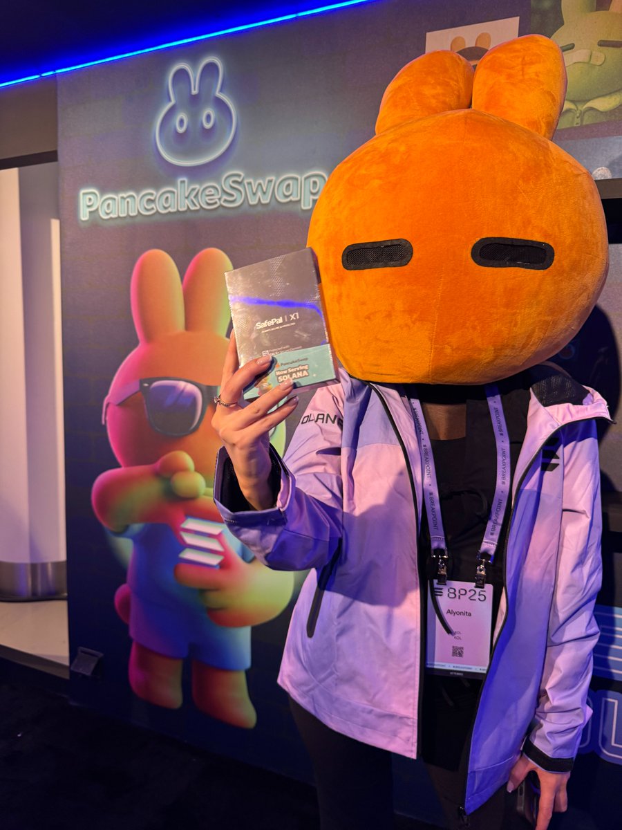 Wake up, it’s Day 2 at <a href="/SolanaConf/">Solana Breakpoint 🇦🇪 Abu Dhabi Dec 11-13</a> Breakpoint ☀️

We’ve got more merch at the booth, and of course, a fresh stash of <a href="/iSafePal/">SafePal - Crypto Wallet</a> X1 wallets